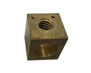 Precision Milling Machining Brass Metal Block Connector with Factory Price