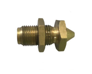 Costomized Copper Hexagon Screws with Nuts CNC Machining Spare Parts