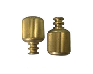 OEM Non-Standard Brass/Metal Screw with Knurled Head of CNC Machining