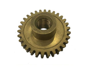 Copper CNC Turning Gear Parts with Inner Threaded in Tools/Machinery