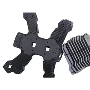 Aerospace Part with Carbon Fiber