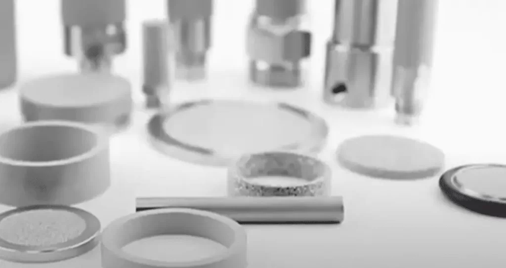 An image showing different types of 316 stainless steel parts