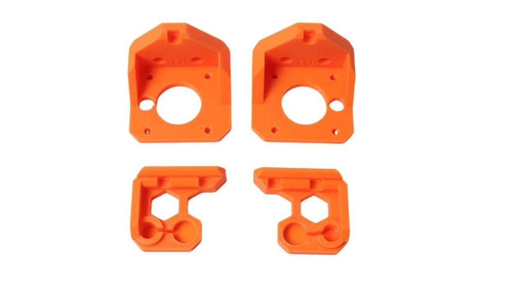 Custom 3D printed motorcycle parts showcasing unique design and features