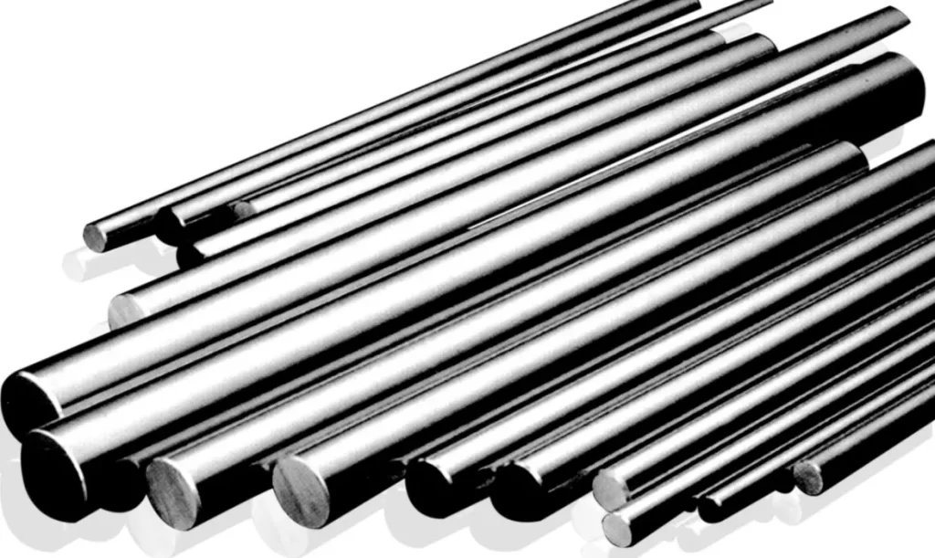 4140 steel shafts of different sizes placed on a surface