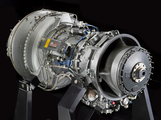 A Turboshaft engine from an airline