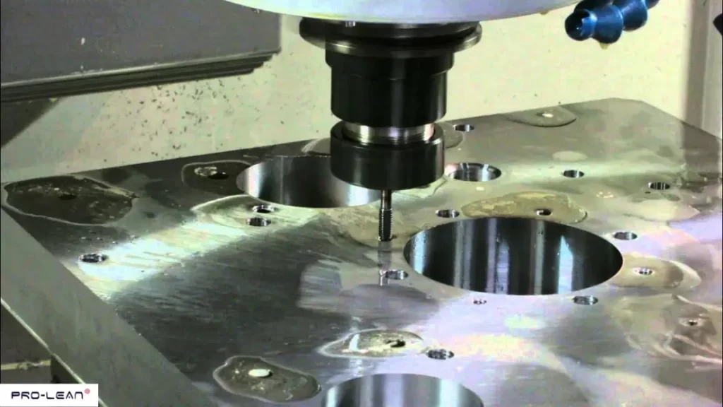 CNC machine tapping metal showcases advanced techniques and precision.
