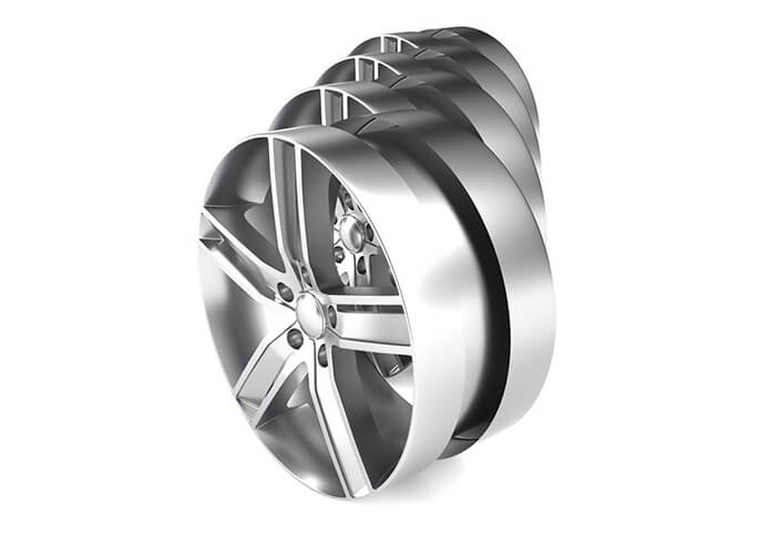Aluminum wheel rim