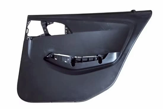An image of the black-colored automotive door panel