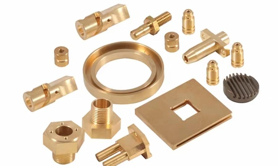 Small-sized brass components for different applications