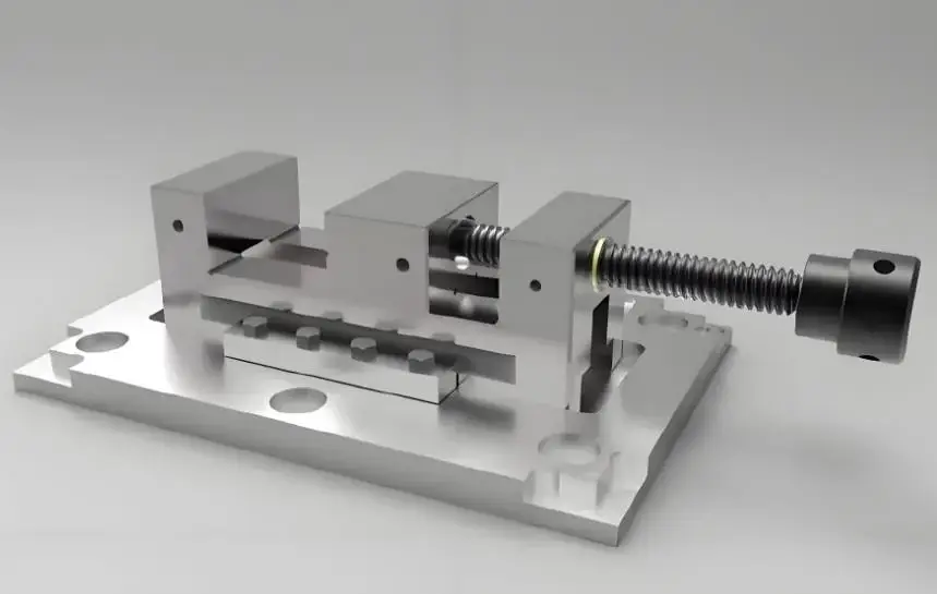A CNC Fixture, usually used to fix the workpiece during CNC machining to ensure that the workpiece does not move during cutting, milling, drilling and other operations.