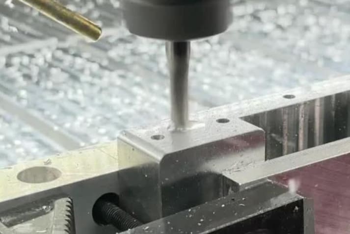 CNC - drilled metal parts