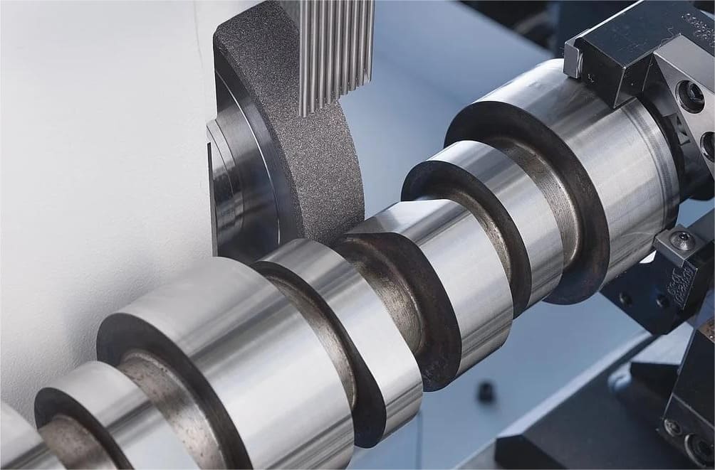 CNC grinding of camshafts