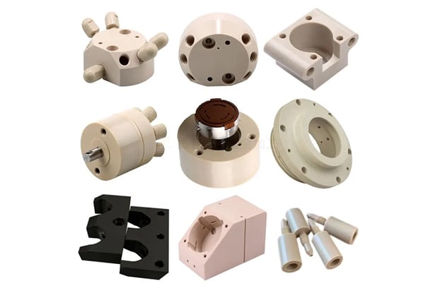 CNC machined PEEK