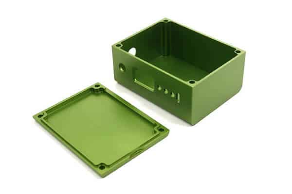 CNC machined metal housing