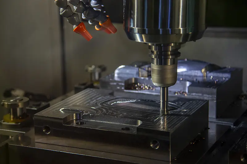 CNC machining of LEGO mold