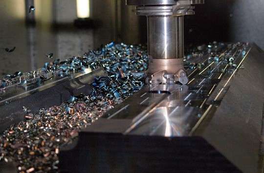 CNC machining operation