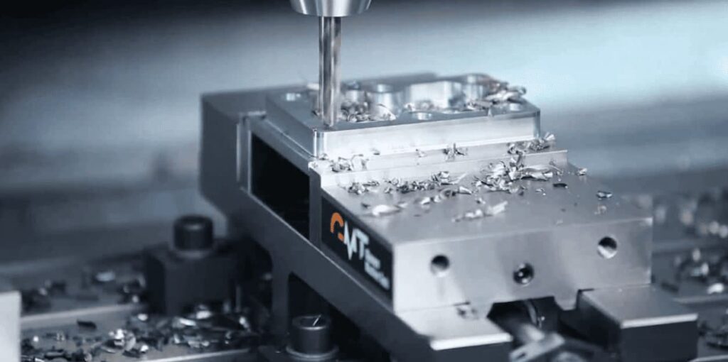 CNC milling of high-precision metal block parts