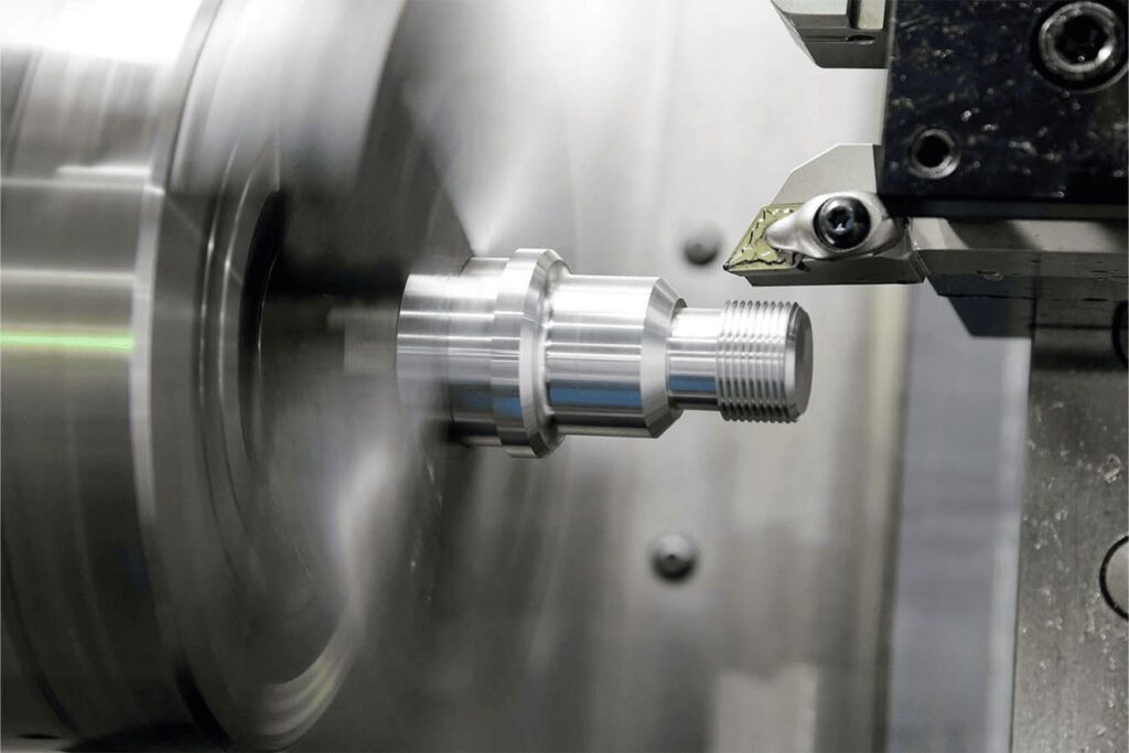 CNC turning of high-precision metal cylindrical parts