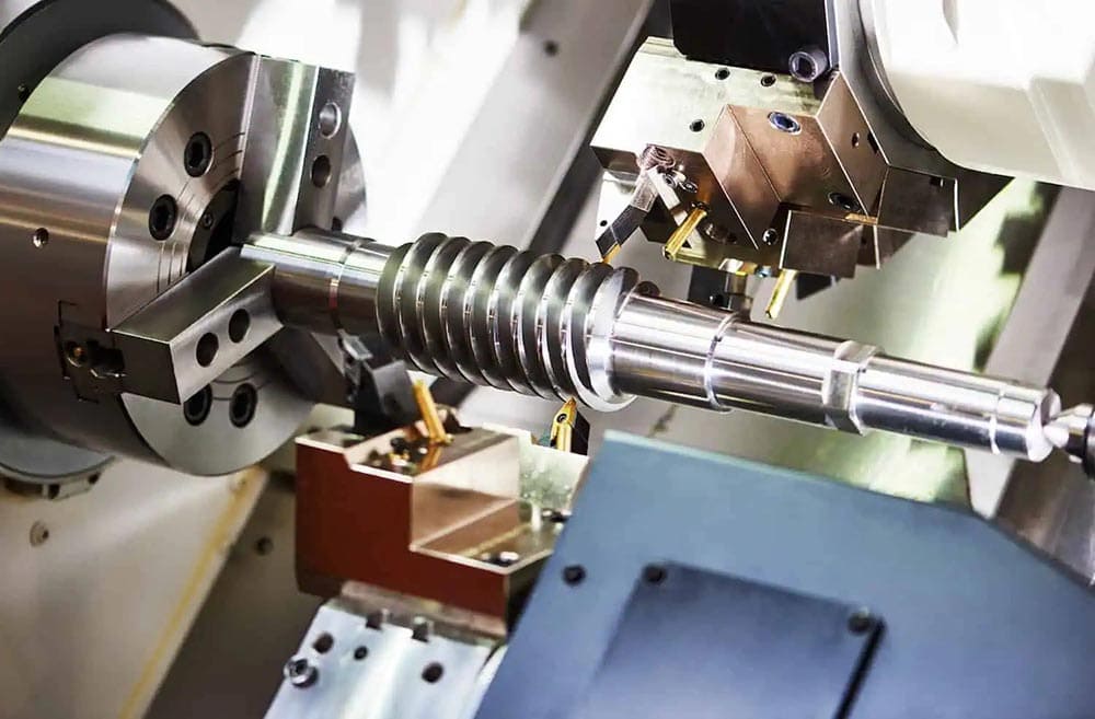 CNC turning of worm gear parts