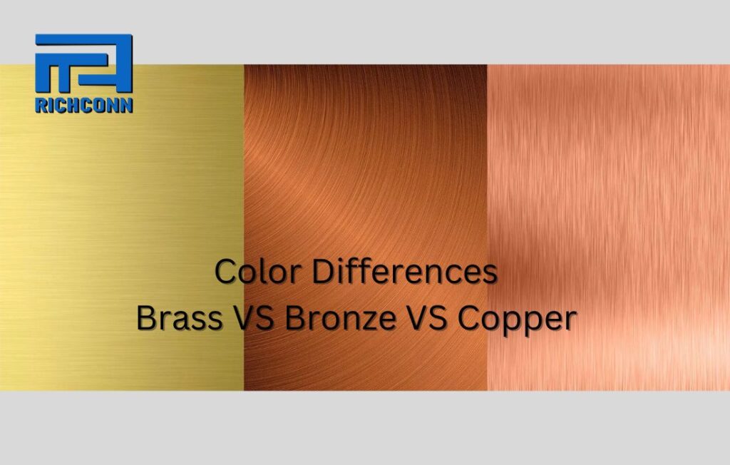 Color differences bronze vs brass vs copper ANCASTINGS