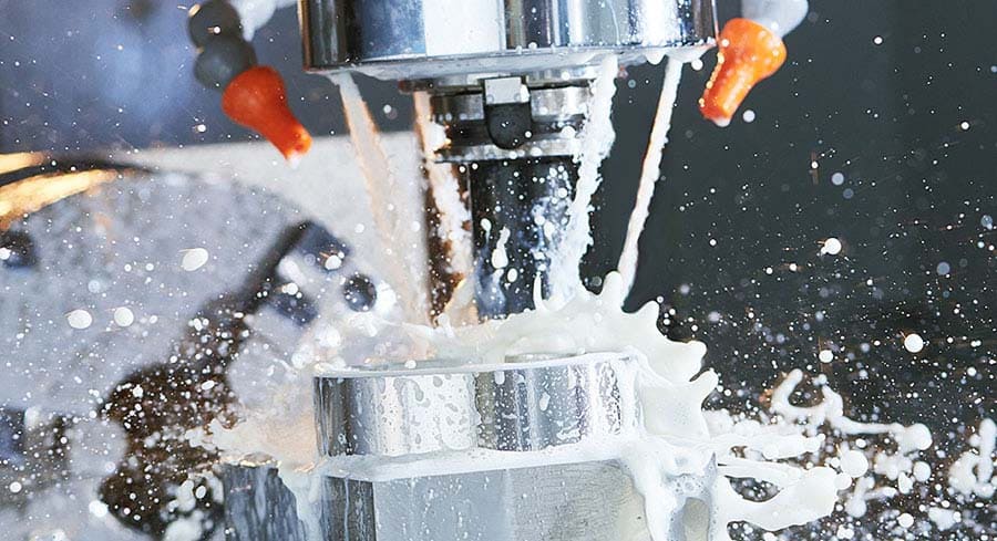 Coolant in CNC machining