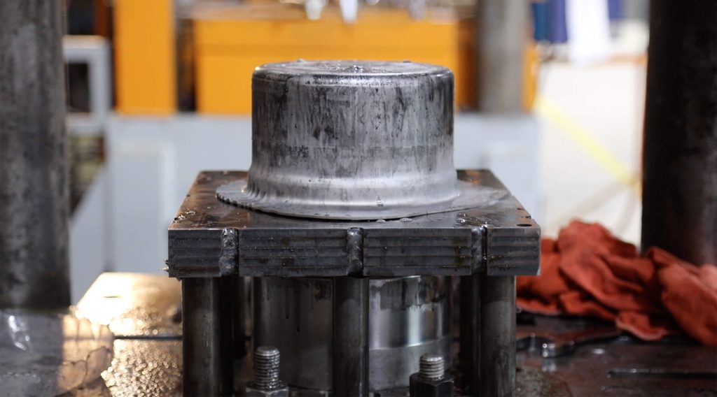 Deep draw machining process