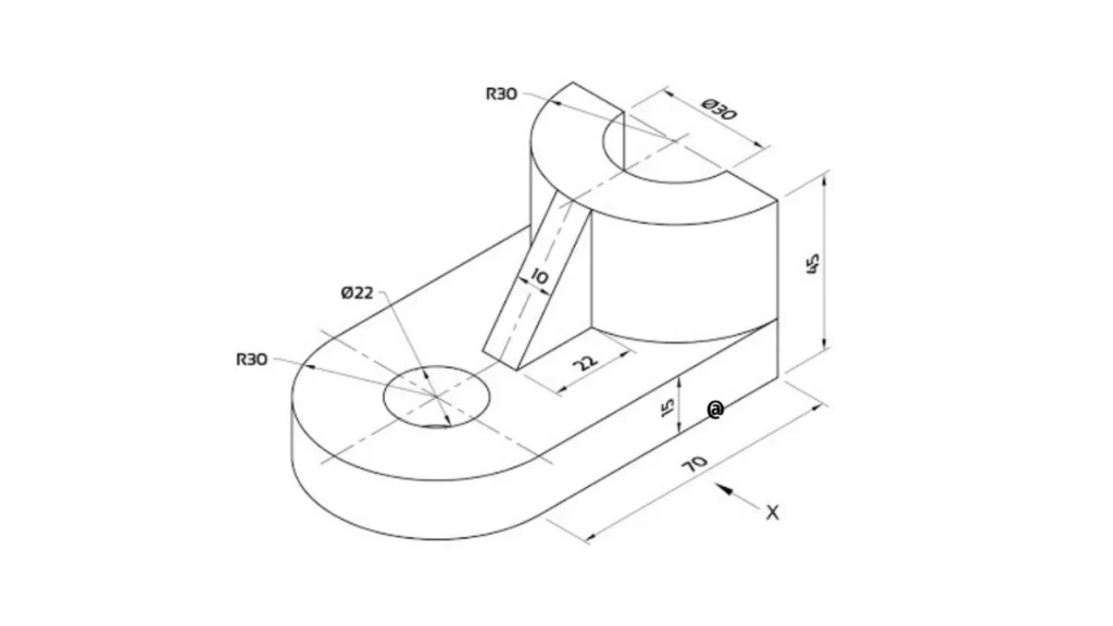Showcase of engineering technical drawings with dimensions clearly marked.