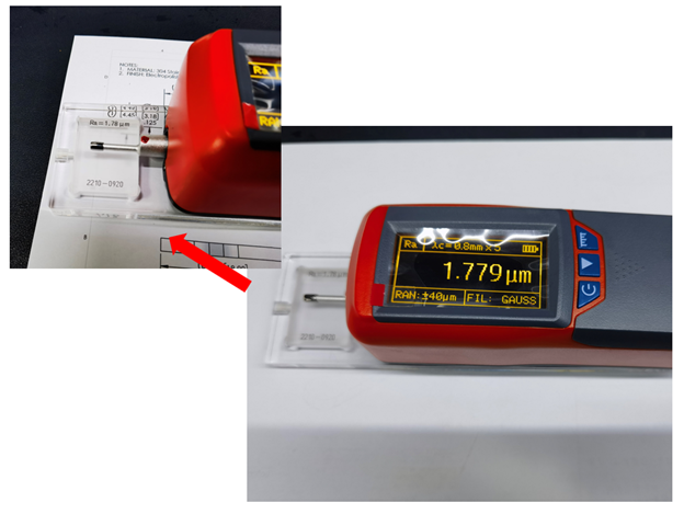 Examples of ancastings's measurements