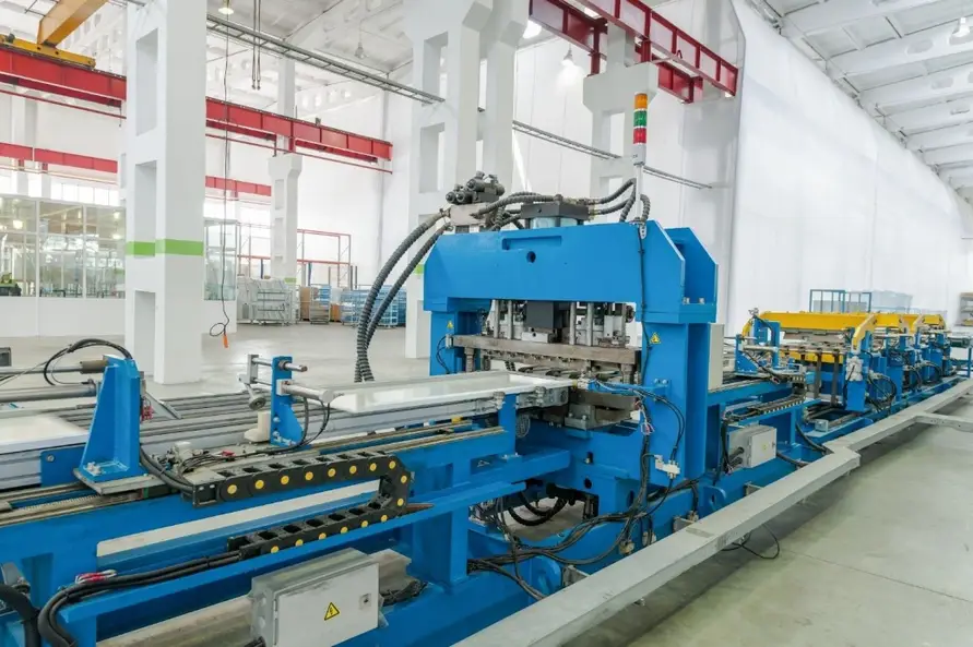 A high-end automated metal forming production line