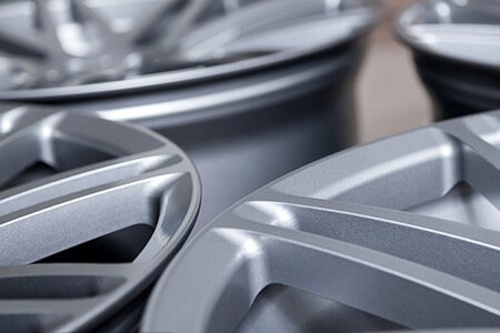 Forged aluminum alloy car wheels