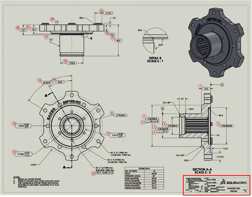 How to read a sheet metal 2d drawings