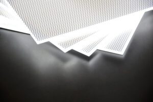 LED Panels require transparent panel case