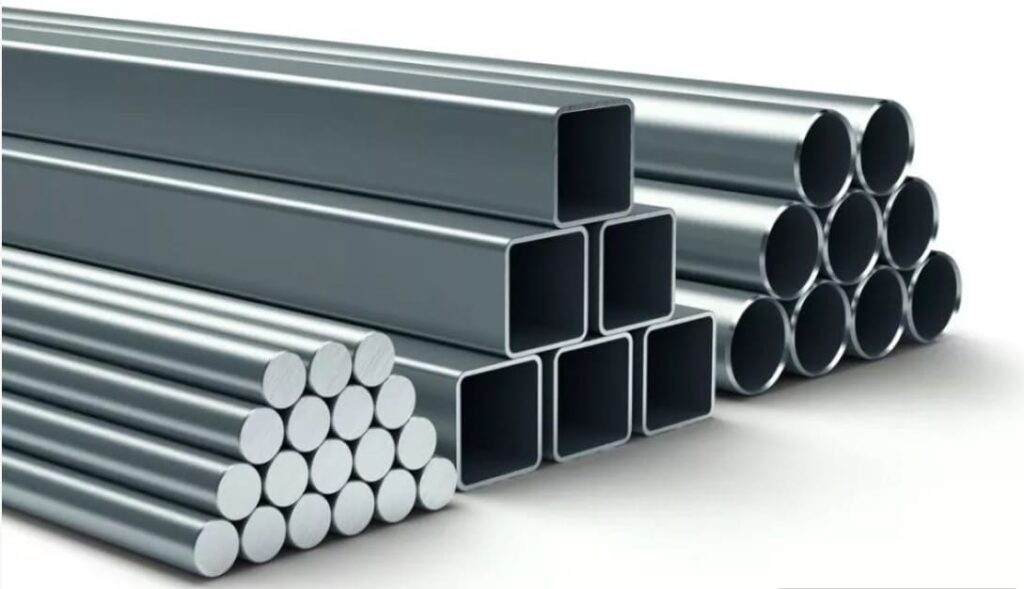 Metal bars and tubes