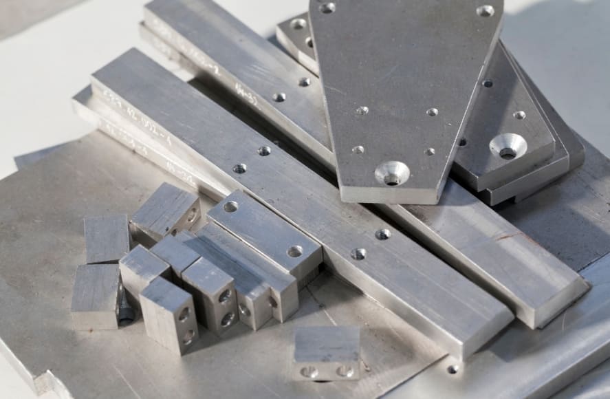 Parts made of steel
