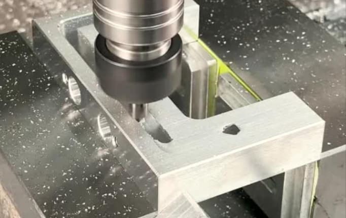 Parts processed by CNC milling