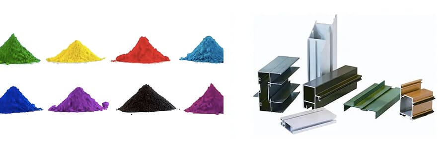 Powder coated products