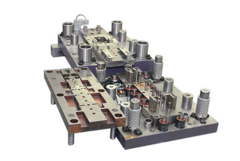 Precision mold parts processed by multi-axis machining