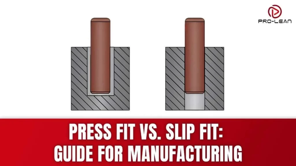 Diagram comparing tight press fit and loose slip fit.