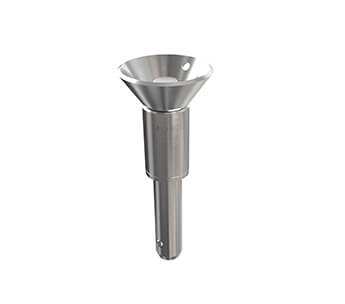 Recessed-Button Handle Quick-Release Pin