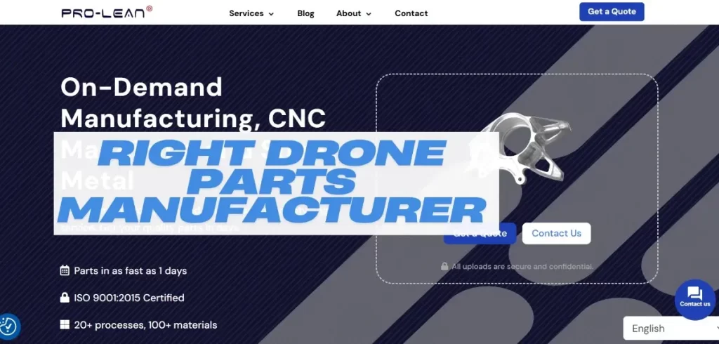 Website showcasing Ancastings' rapid and certified custom manufacturing.
