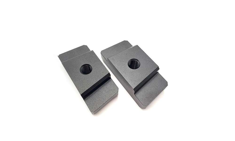 Two sandiblasting finish parts