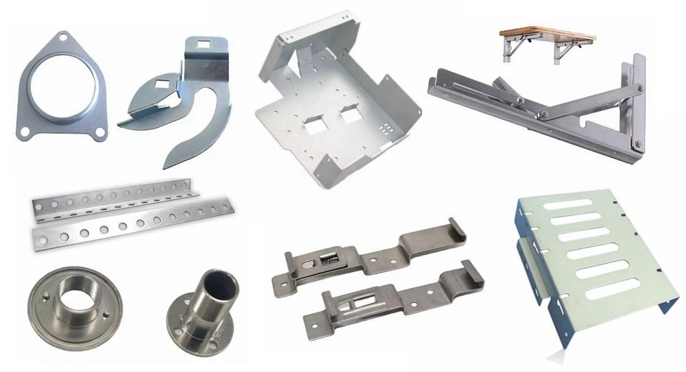 An image showing different sheet metal stamping parts