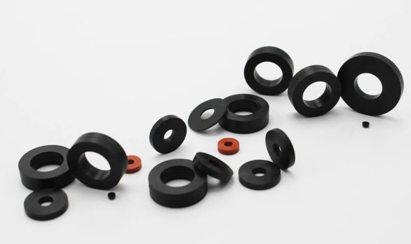 Silicone rubber molded parts