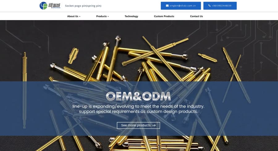 Xinfucheng Electronics Co., Ltd web