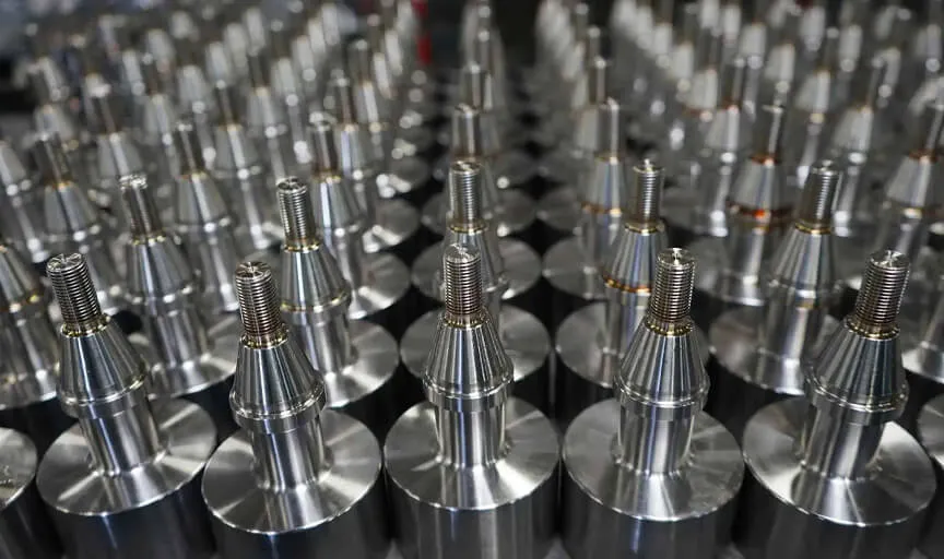4340 steel alloy parts in bulk quantity, machined by precision CNC machining.