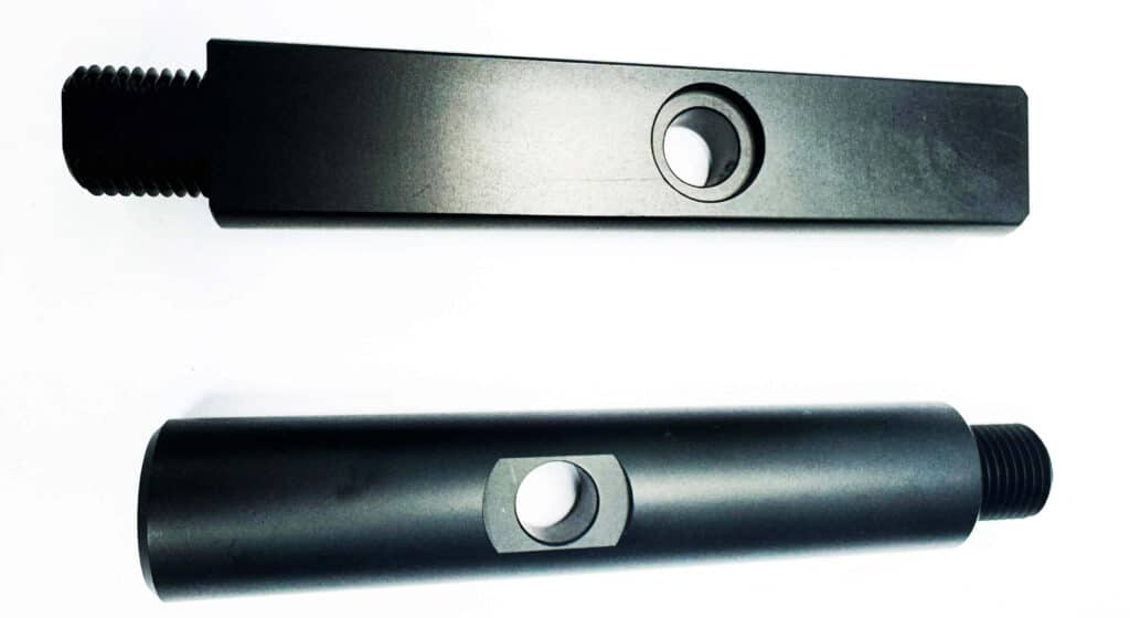 black anodizing aluminum parts