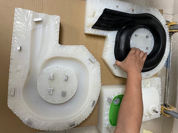 cast vacuum part