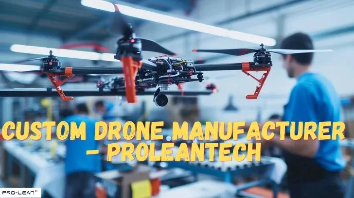 Drones being manufactured highlighting Ancastings' customization services.