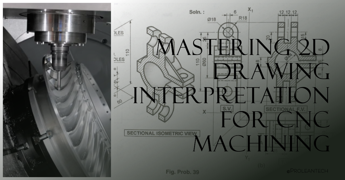 2D Drawing Interpretation for CNC Machining