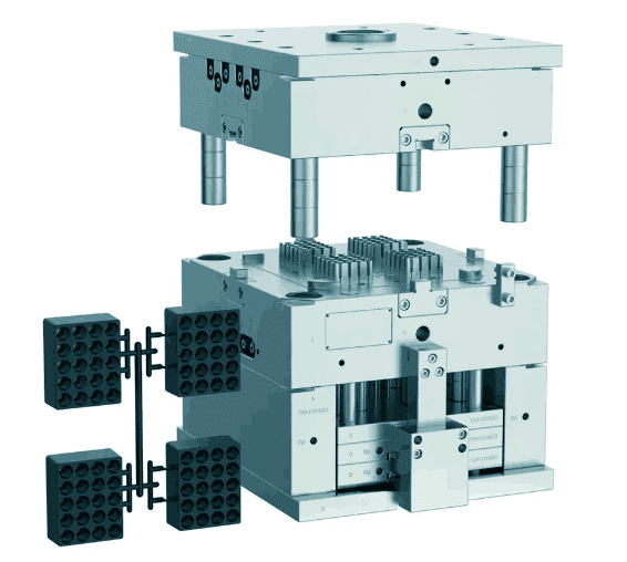 injection mold component